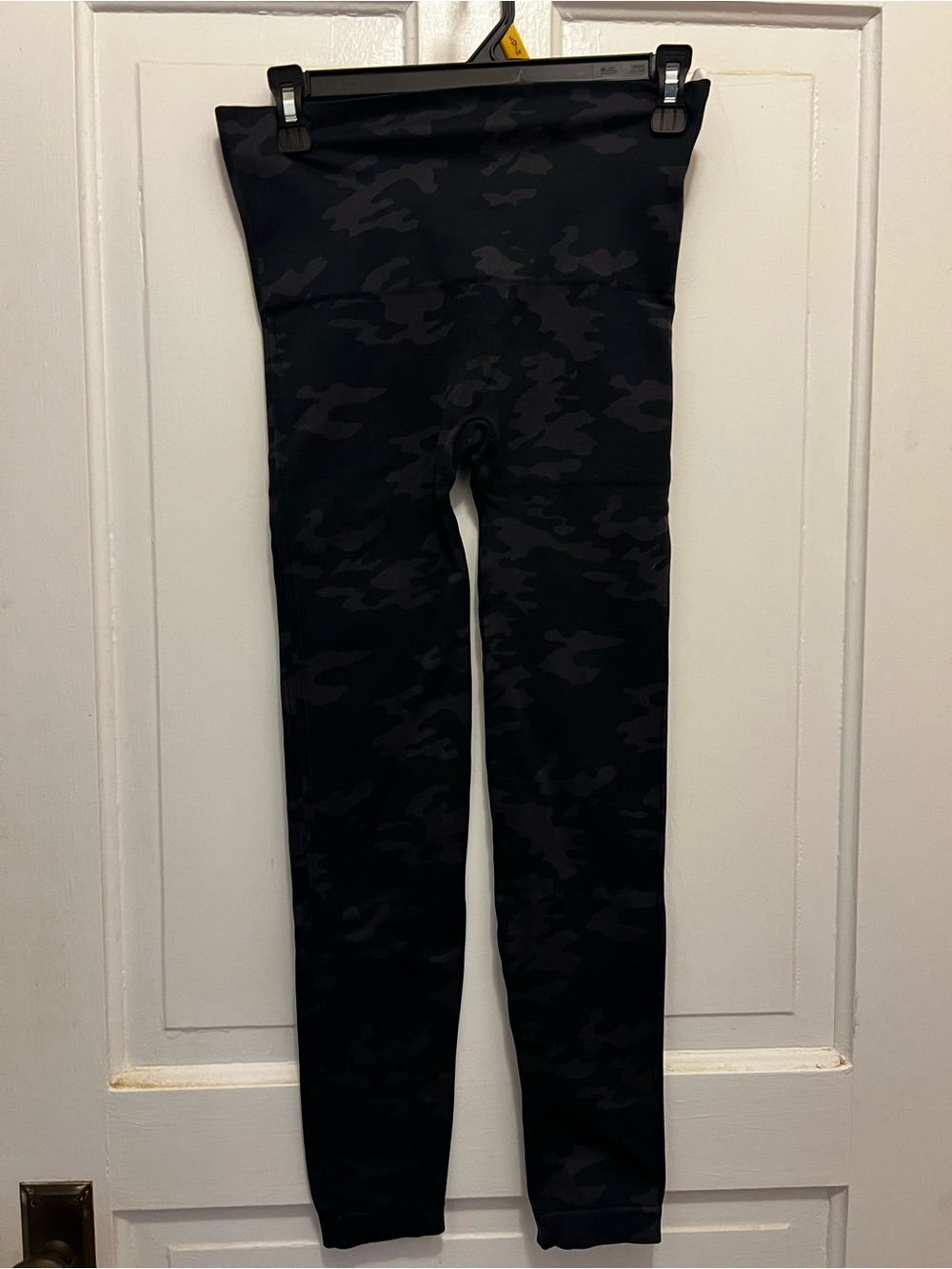 SPANX Black Camo High-Waist Leggings